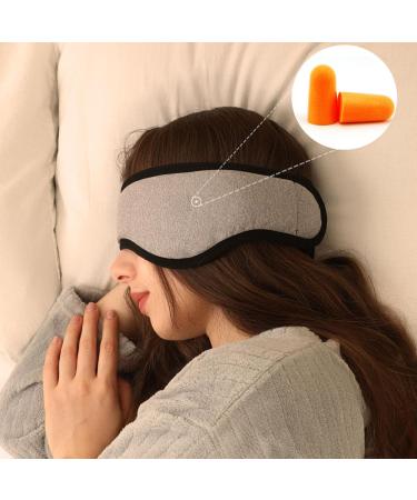 Adjustable Sleep Throat Protection | Noise Reduction Hearing Protection for Men & Women | Breathable Cotton Fabric (Gray) - Buy Online on GoSupps.com