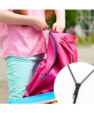 Caybats Zipper Repair Set - 10 Universal Zipper Grippers 5 Sizes Durable & Easy to Use for Jackets Coats & Suitcases - Black - Buy Online on GoSupps.com