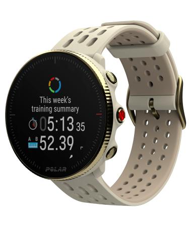 Polar Vantage M2-Modern MultiSport smartwatch-integrated GPS pulse knife on the wrist-Daily training suggestions-sleep and relaxation tracking-music controls weather Vantage M2 S-L Gold champagne - Buy Online on GoSupps.com