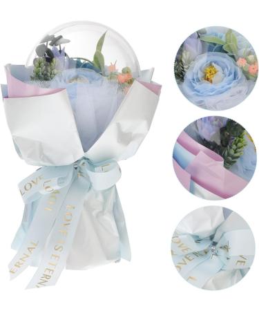 Angoily 1 Holding Flowers Soaps Bath Soaps Essential Oil Rose Artificial Rose Bath Bath Flowers Soap Roses Touch Bouquet Birthday Present Rose Petal Acrylic - Buy Online on GoSupps.com