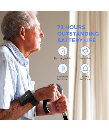 Continuous Wrist Pulse Oximeter | Bluetooth Blood Oxygen Monitor | SpO2 & Pulse Rate Tracker with Smart Reminder & 72-Hour Battery Life - Checkme O2 Max - Buy Online on GoSupps.com