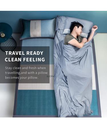 TREKMAN Ultralight Single Sleeping Bag Liner for Adults & Teens - Ideal for Camping & Backpacking - Lightweight & Comfortable Travel Sheet - Buy Online on GoSupps.com