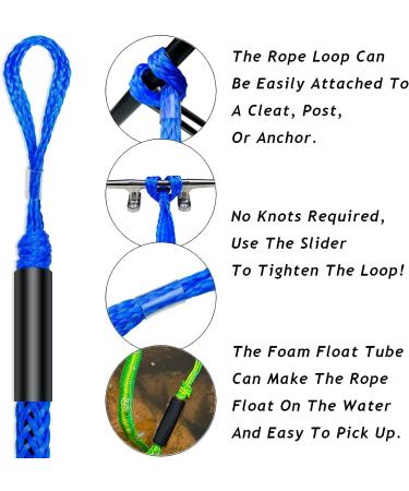 ONOSHIP 4FT Premium Boat Bungee Dock Lines - Marine Grade 316 Stainless Clip - Jet Ski & Kayak Accessories - 4 Feet Blue - Buy Online on GoSupps.com