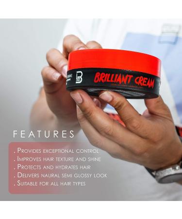 L3 Level 3 Brilliant Cream | Improve Hair Texture & Shine | Hydrating Natural Style - Buy Online on GoSupps.com