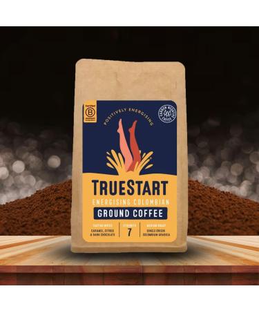 TrueStart Ground Coffee Beans Pick N Mix - Choose From 6 Flavours | Energising-Colombian-Ground Super-Blend-Ground Bright-Brazilian-Ground Energising-Beans - Pack of 4 X 200g 200 g (Pack of 4) - Buy Online on GoSupps.com