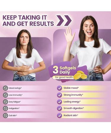 19-in-1 Prenatal Multivitamin 100 Day Supply Prenatal Vitamins Lemon Flavor Before During & Post Pregnancy with Folic Acid Probiotic Biotin Zinc Vitamin D3 K2 B6 B12 C & More 300 Softgels - Buy Online on GoSupps.com