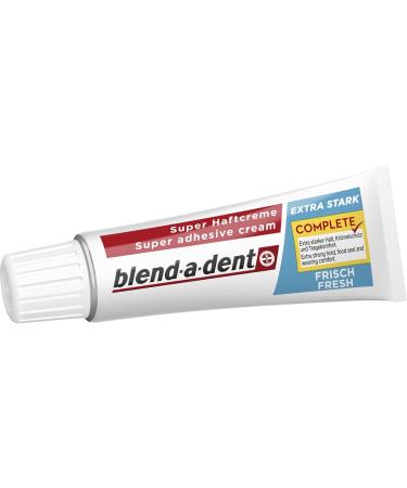 Blend-a-dent Super-Adhesive Cream Complete Extra Strong - Fresh | 47g | Best for Secure Denture Hold | Buy Internationally - Buy Online on GoSupps.com