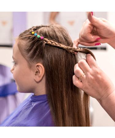 200 Pcs Mini Hair Claw Clips Plastic Hair beads Claw Mini Rainbow Beads Clip Tiny Plastic Jaw Clips for Girls Women Accessories (Random Color) - Buy Online on GoSupps.com