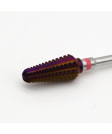 Fasaki 3/32" Carbide Tornado Nail Drill Bits for Remove Acrylic Hard Gel and Dipping Powder- Fast Remover Drill Bit Easy to Use for Beginner Long-Lasting - Purple Size 3XC - Buy Online on GoSupps.com