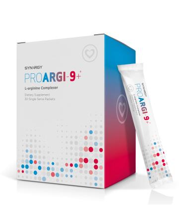 Synergy ProArgi-9 Plus L-Arginine Complexer Dietary Supplement - Mixed Berry - 30 Packets 0.37 Ounce (Pack of 30)