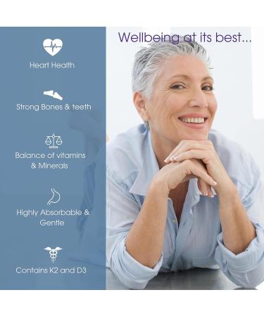 Complete Bone Health: Calcium Citrate & Hydroxyapatite 1000mg + Vitamin D3 K2 Magnesium Zinc | 180 Tablets - Buy Online on GoSupps.com