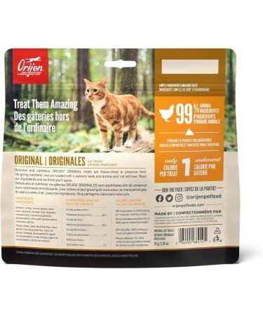 Orijen 3 Pack Original Freeze-Dried Cat Treats 1.25 oz. each - Buy Online on GoSupps.com