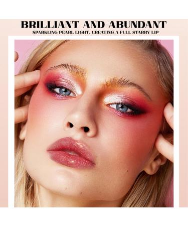 Buy Pink Glitter Lipstick | Diamond Metallic Shimmering Liquid Lipstick | Long-Lasting Smudge-Proof Gloss | Aurora Glossy Makeup - Buy Online on GoSupps.com