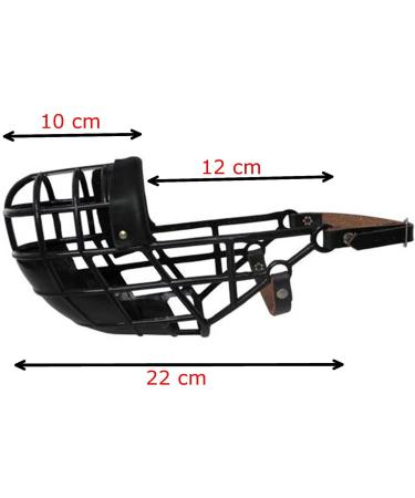 Don Pare Muzzle Model 101 - Black | Ideal for Dog Racing Kennels & Safety | Amathings - Buy Online on GoSupps.com
