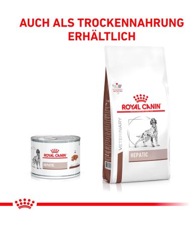 Royal Canin Veterinary Hepatic Mousse | 12 x 200 g | Complete food for adult dogs | May help maintain liver function in cases of liver failure - Buy Online on GoSupps.com