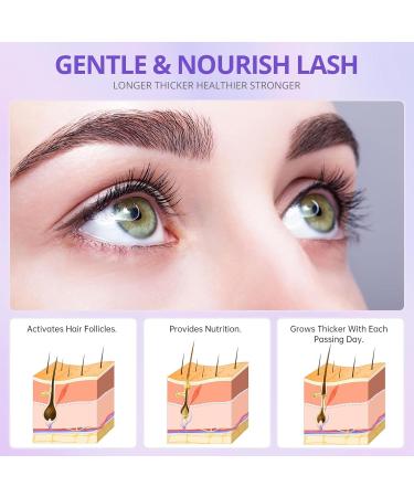 Shop Vegan Lash Serum - 8ml Rapid Eyelash Growth Stronger & Thicker Lashes Cruelty-Free Formula - Buy Online on GoSupps.com
