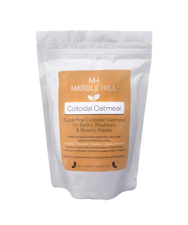 Marble Hill Colloidal Oatmeal Bath Soak - Moisturising Conditioning for Very Dry Itchy Skin-12 Baths- 500g . Whole Grain Oatmeal contains maximum nourishing ingredients