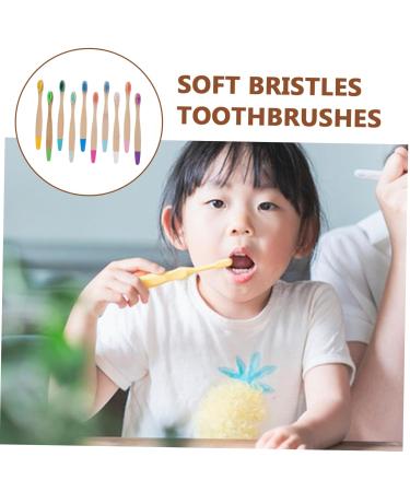 FRCOLOR Travel Toothbrush Set - 10pcs Kid & Household Soft Toothbrushes for Easy Travel | Creative Portable Tooth Brushes - Buy Online on GoSupps.com