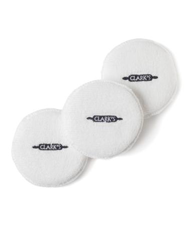 CLARK'S Buffing Pads for Cutting Boards (3 Pack) - Finishing Pads for Applying and Buffing Wax on Wood Surfaces, Boards and Countertops - Cutting Board Oil or Wax Applicator Pad - 3.5in Diameter
