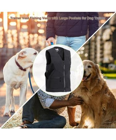 Dog Training Vest - Windproof Pet Trainer Vest with Multiple Bags | Summer Zip Jacket for Travel Fishing & Hunting - Buy Online on GoSupps.com