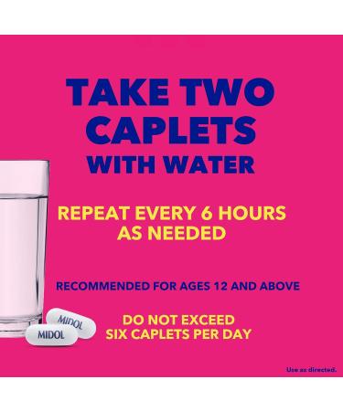 Midol Complete Caplets 24-Count (Pack of 2) - Fast Relief for Menstrual Symptoms - Buy Online on GoSupps.com