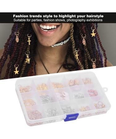 Braiding Hair Rings Fashion Appearance Hair Braiding Rings Use Easily for Fashion Shows for Party for Daily Life - Buy Online on GoSupps.com