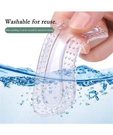 5 Pairs Invisible Heel Pads for Big Shoes - Anti-Slip Cushions & Blister Protection for Women - Buy Online on GoSupps.com