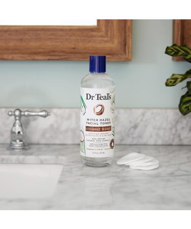 Dr Teal's Witch Hazel Coconut Water Facial Toner 16 fl oz - Pack of 2 - Buy Online on GoSupps.com