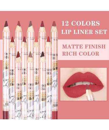 Miss Demi Lip Liner and Lipstick Duo Set Soft Smooth Formula Multi - Shade Options for Perfect Lip Contouring and Coloring. (01 Color (A)) - Buy Online on GoSupps.com
