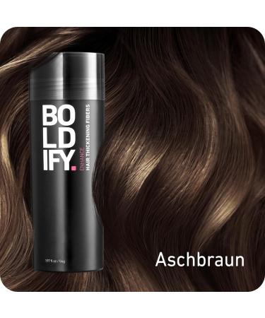 Boldify Stray Hair Powder for Thinning Hair - Ash Brown 56g | Instant Hair Loss Concealer Large Bottle for Men & Women - Buy Online on GoSupps.com