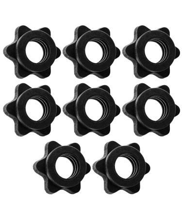 8 pieces of dumbbell socket nut 25mm star closures anti-slip-resistant barbell clamps spring locks Sixt edge nut feather clip collibes for fitness training - Buy Online on GoSupps.com