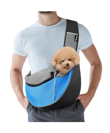 Pawaboo dog carrier bag dog bag adjustable carrying bag dog pet shoulder bag transport bag for pets dog wearing bags for walking outdoor travel - m light blue light blue m - Buy Online on GoSupps.com