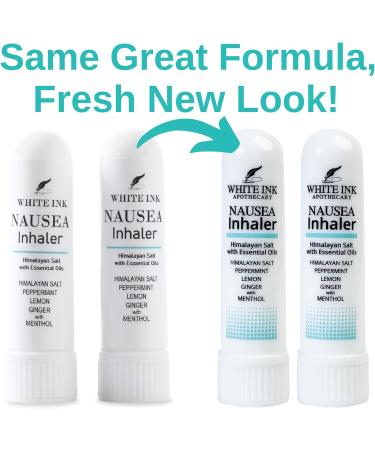 Himalayan Pink Salt Essential Oil Nasal Inhaler for Nausea Relief - Drug-Free Solution for Motion Sickness, Morning Sickness, Migraine, Chemotherapy Side Effects - 100% Natural - Buy Online on GoSupps.com