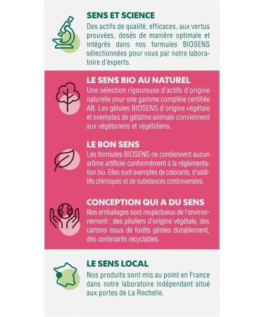 Biosens - G lule v g tale Perte de poids - Konjac - Certifi Bio AB Vegan - Fabriqu en France - Programme de 21 jours - 42 g lules 30 g (Lot de 1) - Buy Online on GoSupps.com