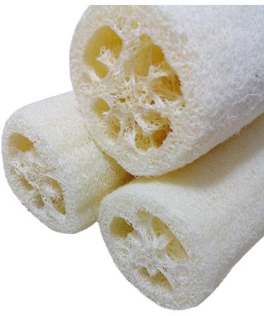 Natural White Loofah Bath Shower Sponge Scrubber Pad - Exfoliating Body Hot Pad for Dead Skin Removal | Skin Scrubber YL5 - Buy Online on GoSupps.com