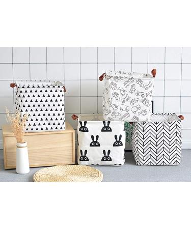 Geometric Square Storage Basket Organizer - Ideal for Toys, Books, Clothes, Home Office, Nursery, and Dorm Shelves - Gift Baskets for Pets and Gifts - Buy Online on GoSupps.com