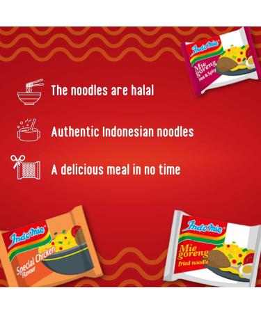 INDOIE Instant Noodles Shrimp 5pack 8x 5 X 70 GR Multipack - Buy Online on GoSupps.com