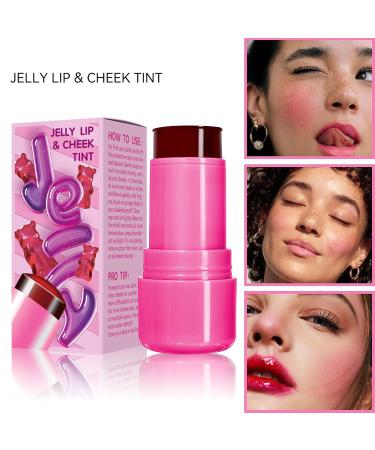 Cooling Water Jelly Tint - Multi-Use Blush & Lip Makeup Stick | Buildable Moisturizing Stain | Cruelty-Free #02 Coral - Buy Online on GoSupps.com