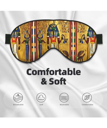 Ancient Egypt Tribe Series Double-Sided Eye Mask for Quality Sleep | Soft & Light Blocking International Shipping - Buy Online on GoSupps.com