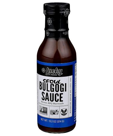 LUCKY FOODS Korean BBQ Bulgogi Sauce - 13.2 OZ | Authentic Flavor for Grilling & Marinating - Buy Online on GoSupps.com