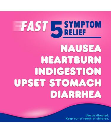 Pepto Bismol Liquid Ultra - 5 Symptom Fast Relief, 8 oz, Original Flavor - Buy Online on GoSupps.com