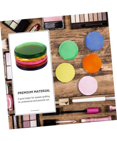 Mipcase 10 Pcs Grafting Eyelash Spacer & Glue Tray | Makeup Palette & Lash Extension Tools | Fake Eyelashes Holder for Professionals - Buy Online on GoSupps.com