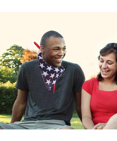 3Pcs American Flag Bandana Headwear | USA Patriotic Accessories for Unisex - International Shipping Available - Buy Online on GoSupps.com