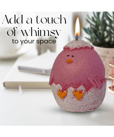 Vela Aromatica Pollito Rosa - Cute Pink Baby Chicken Scented Candles | Fresh Fragrance & Aesthetic Decor | Shop Internationally - Buy Online on GoSupps.com