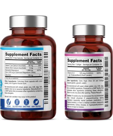 Biophix Oxy-Lax 750mg 120 Vcaps + Free Vitamin D-3 5000 IU - Gentle Laxative for Healthy Digestion & Colon Cleanse - Buy Online on GoSupps.com