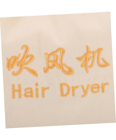 Hemoton Hair Dryer Bag Blow Dryer Hair Dryer Organizer Bag for Hair Dryer Makeup Brush Bag Drawstring Travel - Buy Online on GoSupps.com