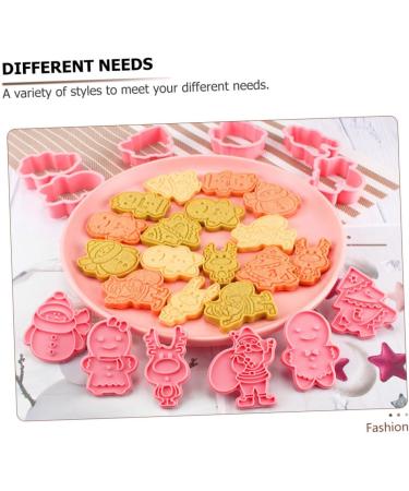 Ciieeo 6pcs Biscuit Mold Biscuits Ice Cake Mold Cake Kit Cookie Mold Push Type Baking Tools 3D - Buy Online on GoSupps.com
