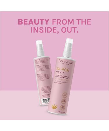 Reserveage Nutrition Na-PCA Spray with Aloe Vera Moisturizing Body Lotion for Dry Skin Anti Aging Face Moisturizer for Women and Men - 8 Fl Oz - Pack Of 2 - Buy Online on GoSupps.com