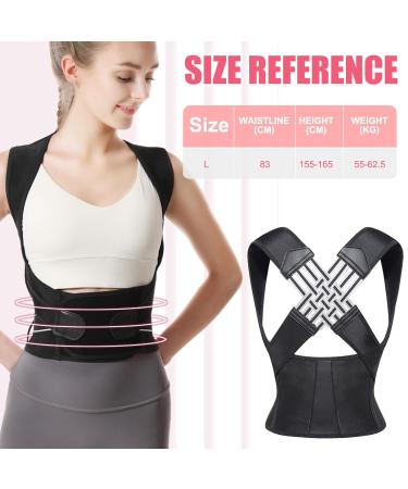 LINXINS Back Brace Posture Corrector for Women Men Back Straightener Posture Corrector Adjustable Back Posture Belt Office Home Gym Unisex - Buy Online on GoSupps.com