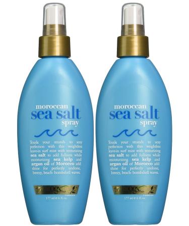 Ogx Moroccan Sea Salt Spray 6 Ounce (177ml) (2 Pack)